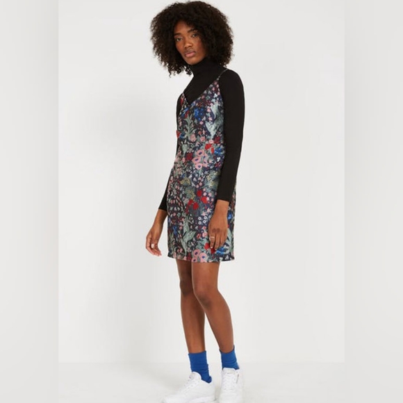 Frank and Oak Jacquard Slip Dress - Picture 2 of 4